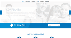 Desktop Screenshot of farmaciasfarmazul.com